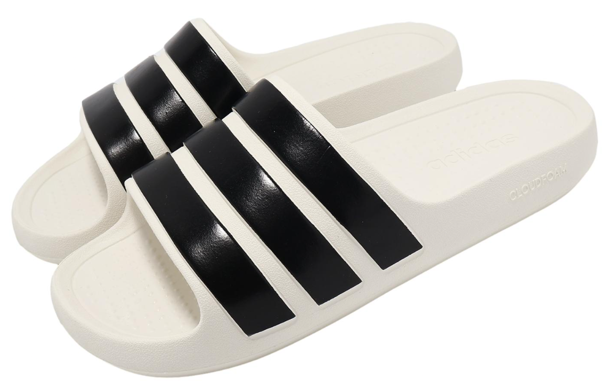 Sandalias adidas Adilette Flow Unisex Blanco/Negro IG6858