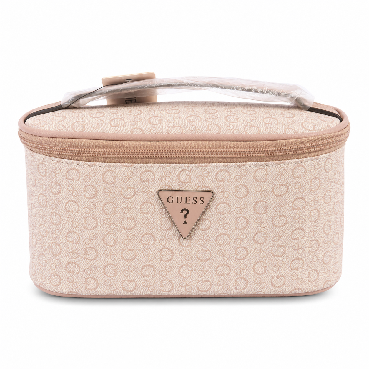 Cosmetiquera Guess Original Junction Travel Mauve | Estuche de Viaje con Asa y Monograma 4G
