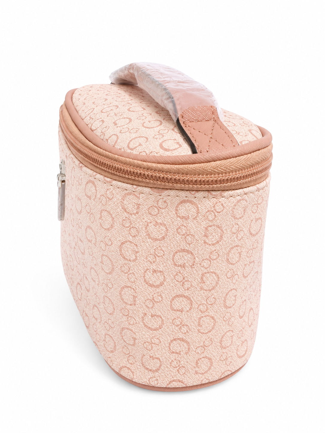 Cosmetiquera Guess Original Junction Travel Mauve | Estuche de Viaje con Asa y Monograma 4G