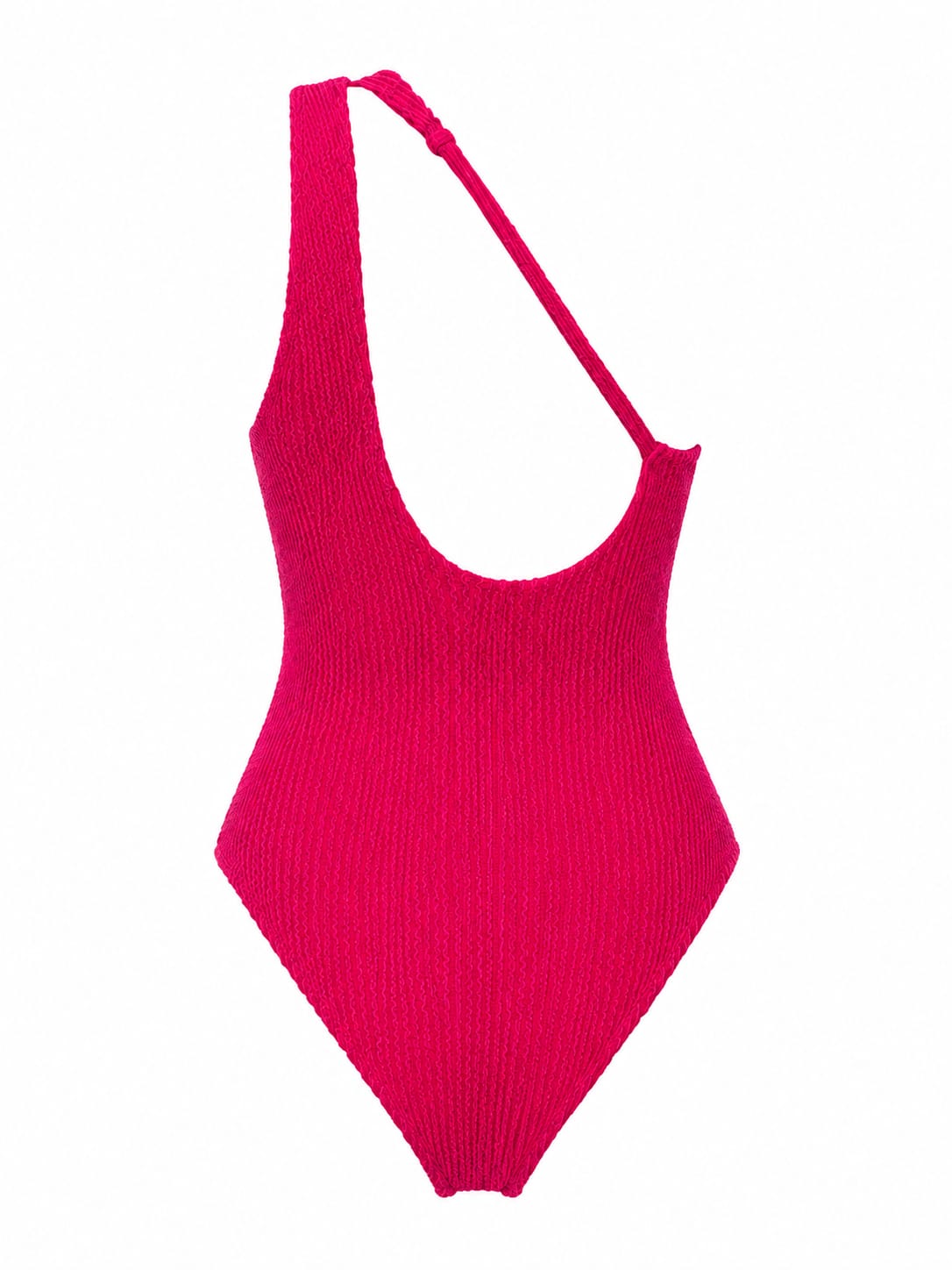 Traje de Baño Completo Old Navy One-Shoulder Textured Pink para Mujer