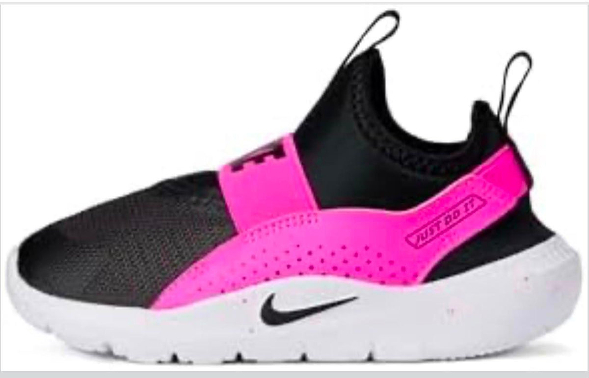 Nike Flex Runner 4 para Niños – Fucsia Láser, Blanco y Negro