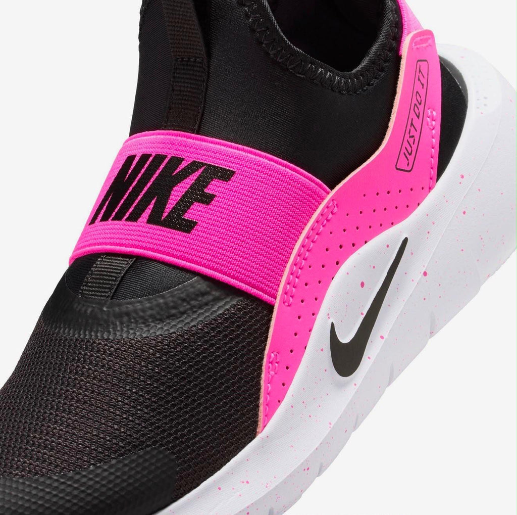 Nike Flex Runner 4 para Niños – Fucsia Láser, Blanco y Negro