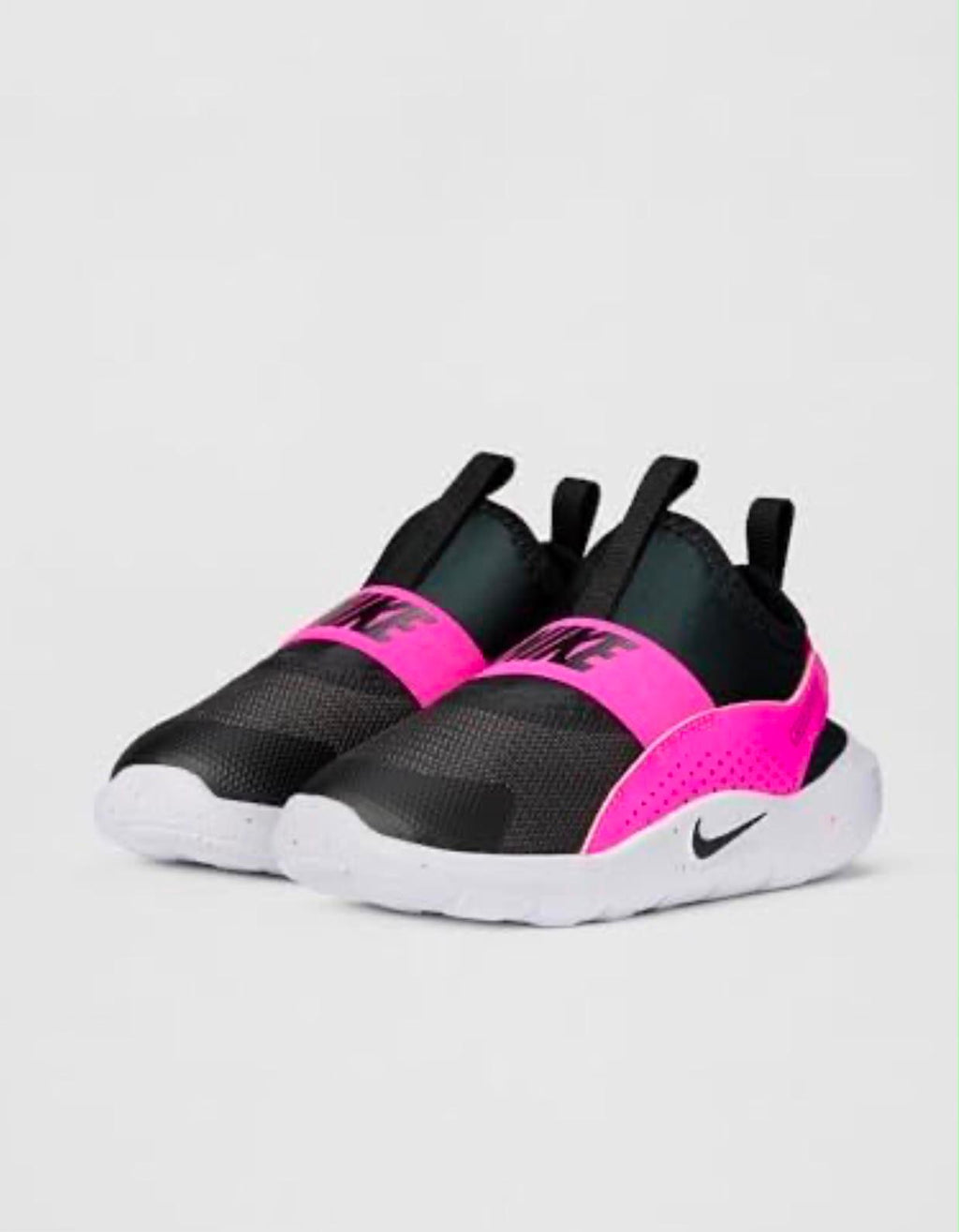 Nike Flex Runner 4 para Niños – Fucsia Láser, Blanco y Negro