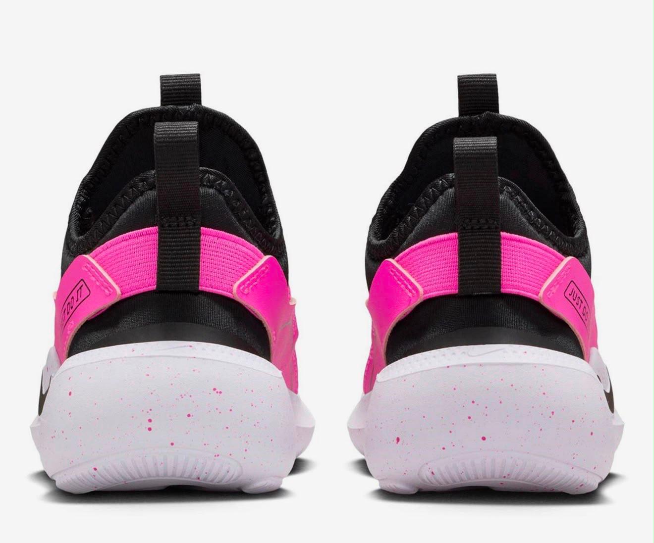 Nike Flex Runner 4 para Niños – Fucsia Láser, Blanco y Negro