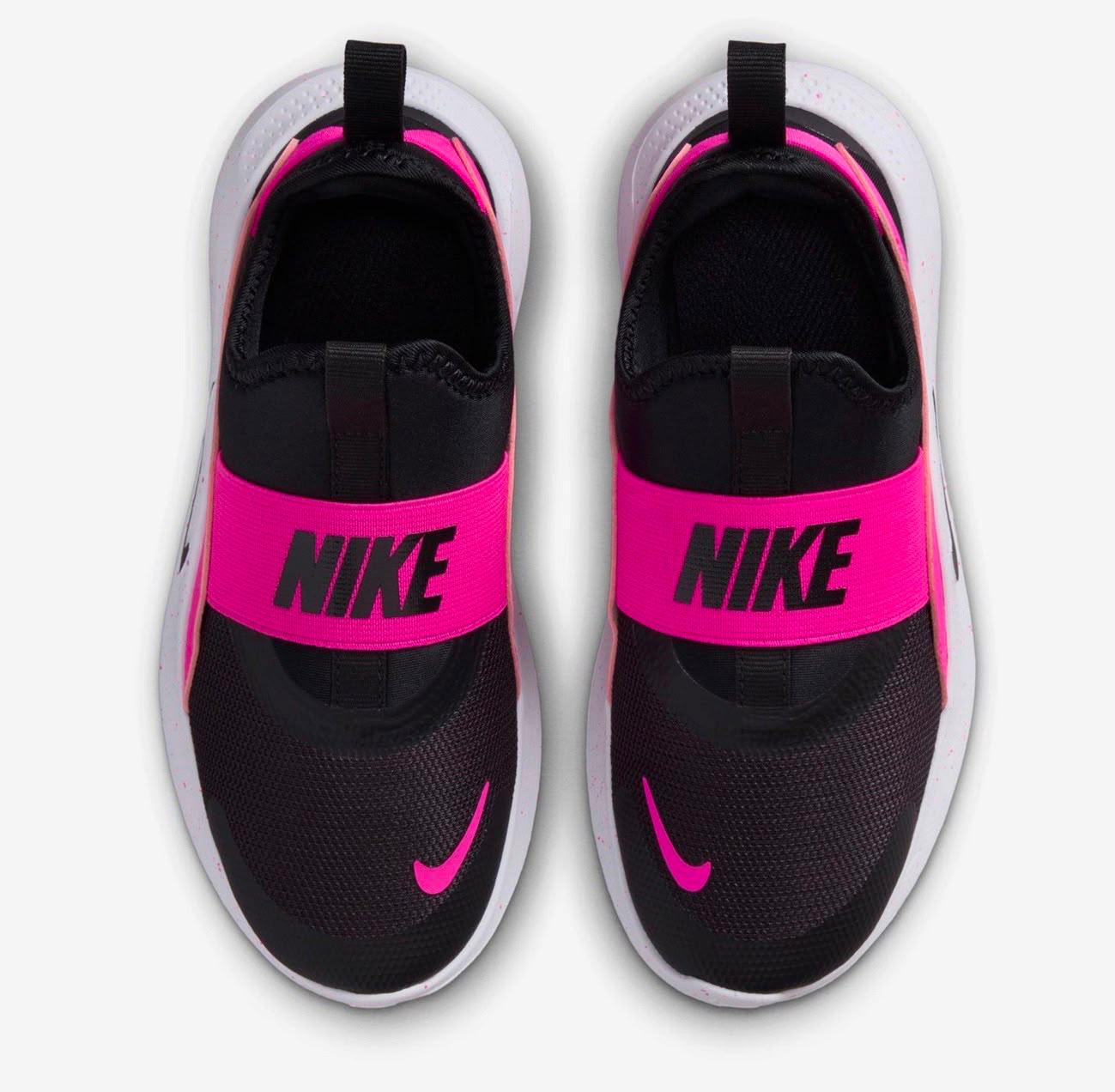 Nike Flex Runner 4 para Niños – Fucsia Láser, Blanco y Negro