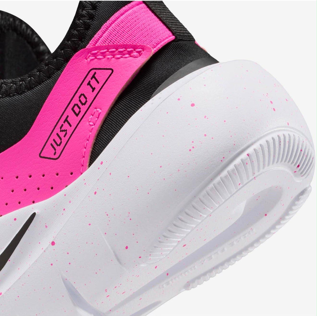 Nike Flex Runner 4 para Niños – Fucsia Láser, Blanco y Negro