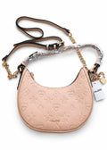 Bolso ALDO Shoulder Bag Rosa con Grabado de Corazones y Estrellas